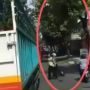 Viral Video Oknum Polisi Diduga Melempar Helm ke Sopir Truk, Publik Ramai Mengecam