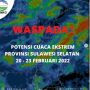 BMKG Imbau Waspadai Cuaca Ekstrem Pada 20-23 Februari 2022 di Wilayah Sulawesi Selatan