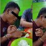 Viral! Meski Tangan Diborgol, Polisi Ajak dan Traktir Tahanan Makan Bersama, Banjir Pujian Warganet