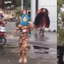 Bocah Dikejar Barongan Sampai Panjat Pagar, Endingnya Malah Bikin Ngakak, 'Salah Kaburnya Neng'