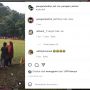 Heboh! Ibu-ibu Berhijab Panjang Joget di Pinggir Lapangan: Stop Mak, Malu
