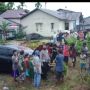 Heboh! Mobil Toyota Calya Terbalik di Halaman Rumah Warga di Mempawah Hulu: Murni Kecelakaan Tunggal