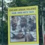 Viral! Baliho Besar Pengumuman Mencari Anak Hilang, Sosok yang Dicari Bikin Kaget