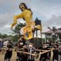 Peringati Nyepi, Umat Hindu di Belitung Mengarak Ogoh-Ogoh