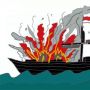 Kronologi Kapal Motor Eno Karang Terbakar, 98 Penumpang Berhasil Dievakuasi