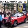 Viral! Mobil Parkir Halangi Laju Kereta Api di Solo, Endingnya Warga Ramai-ramai Menggeser