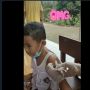 Viral Bocah SD Kebal Disuntik Vaksin, Netizen: Covid-19 Pasti Minder Lihat Anak Ini