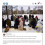 CEK FAKTA: Umat Kristiani di Ukraina Berdoa di Atas Jalan Bersalju saat Konflik Ukraina-Rusia, Benarkah?