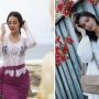 6 Adu Gaya Anya Geraldine dan Amanda Rawles Pakai Gaun Sama, Pesonanya Beda!