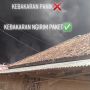 Viral Kurir Tetap Jalan Santai Antar Paket saat Ada Kebakaran Hebat, Warganet: Bintang 5 Deh!