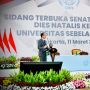 Berpidato di Dies Natalis ke-46 UNS, Jokowi: Universitas Harus Lincah dan Cepat Belajar dengan Perubahan