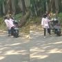 Viral Cewek Banting Motor Sendiri Gara-gara Ngambek ke Pacar, Warganet Tak Habis Pikir: Rugi Kalau Rusak