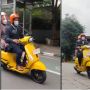 Gaya Ridwan Kamil Pamer Kemesraan Bareng Ayang di Jalan untuk Lantik ASN, Vespa S 125 Jadi Tunggangannya