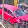 Kereta Api Tabrak Mobil Toyota Calya, Satu Orang Tewas di Tempat