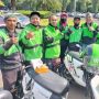 Di Kala Driver Ojol Turut Ramaikan Parade Pembalap MotorGP Dekat Istana Jakarta