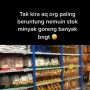 Wanita Ini Awalnya Senang Lihat Minyak Goreng Melimpah, Pas Lihat Harganya Auto Jantungan