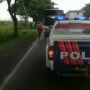 Bus Lawan Arah di Lamongan Dipukul Mundur Mobil Polisi, Warganet: Auto Ditilang