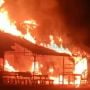 Proses Memindahkan BBM dari Drum ke Kios Pertamini Berakhir Miris, Sebuah Kios di Benua Kayong Ludes Terbakar