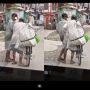 Nyesek Lihatnya! Bapak Tua Renta Rela Jalan Kaki dan Biarkan Anaknya Ganti Naik Sepeda, Warganet Mewek Berjamaah