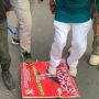 Demo Tuntut Penjarakan Menag Yaqut Ricuh! Pengunjuk Rasa Diduga dari PA 212 Injak-injak Poster Bergambar Jokowi