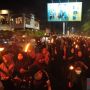 Ribuan Warga Gelar Pawai Obor di Kota Palu Menyambut Bulan Ramadhan