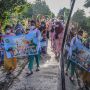 Kemeriahan Anak-anak Ikut Pawai Sambut Bulan Ramadhan