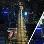 Gelap Temaram Kota Jakarta saat Peringatan Earth Hour