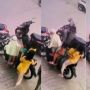 Duh, Lima Bocil Duduk di Motor Bersamaan Kontan Ambruk, Warganet Salfok Anak ini: Pura-pura Enggak Setongkrongan