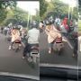 Duh Pak! Mau Bantu Orang Kecelakaan sampai Lupa Istri, Auto Terjatuh, Warganet: Lemes 'Bestie'