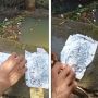 Pria Ini Temukan Rerajahan Fotokopi Berisi Emas Dan Gambar Wayang di Dalam Botol