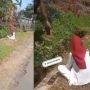 Diduga Ditinggal Ayang di Pinggir Jalan, Seorang Perempuan Menangis Histeris Hampir Ngamuk ke Warga