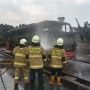Mesin Mati, Bus Tetiba Terbakar di Terminal Pulo Gebang