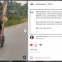 Haru! Bersama Anak yang Digendong di Bahu Belakang, Sofian Dagang Roti Bakar Keliling Pakai Gerobak di Samarinda