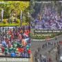 Lalu Lintas di Jalan Pejanggik Mataram Padat Akibat Demo Mahasiswa 11 April 2022