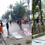 Viral Aksi Pria Lompati Pagar Mau Ikut Demo, Endingnya Malah Bikin Ngakak, Warganet: Kayak di Benteng Takeshi