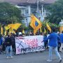 Massa Pergerakan Mahasiswa Islam Indonesia DIY Turun ke Simpang Tiga UIN, Tolak Penundaan Pemilu 2024