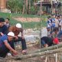 Tradisi Ramadhan di Lingga: Malam Likuran yang Diisi dengan Lomba Permainan Meriam Bambu
