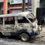 Mobil Angkut Pertamax Tabrak Pagar Lalu Kebakaran, Empat Orang Terluka