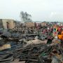 Kebakaran 59 Rumah di Kampung Nelayan Asahan, Warga Ramai-ramai Selamatkan Diri Pakai Sampan