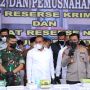 Polda Sumut Musnahkan Ratusan Kilogram Sabu-Ribuan Pil Ekstasi dari 21 Kasus Narkoba