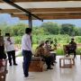Wapres Ma'ruf Amin Tinjau Balkondes PGN Karangrejo, Nikmati Restoran Dengan Pemandangan Obor Api Abadi