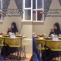 Diduga Teman-temannya Telat Datang Bukber, Perempuan Ini Menunggu Sendirian di Meja Makan