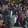 Suasana Arus Mudik di Bandara Soeta