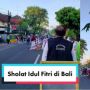 Cerminkan Toleransi, Pecalang Jaga Lokasi untuk Salat Idul Fitri di Bali