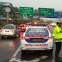Hari Lebaran Pertama, Sore Ini Tol Jakarta-Cikampek Terpantau Ramai Lancar, Cuaca Hujan