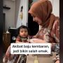 Balita Salah Mengira Perempuan Lain Ibunya Saat Silaturahmi Lebaran, Ekspresinya Menggemaskan