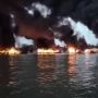 Puluhan Kapal yang Bersandar di Pelabuhan Batre Cilacap Terbakar