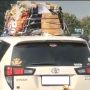Muatan Toyota Innova saat Mudik Ini Jadi Sorotan, Barang yang di Belakang Mobil Bikin Gagal Fokus