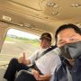 Naik Helikopter, Menteri BUMN Erick Thohir, Menko PMK dan Menhub Cek Arus Balik Mudik Lebaran 2022 di Lampung