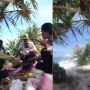 Lagi Asyik Makan di Tepi Pantai, Bukannya Healing Malah Hampir Hilang Tersapu Ombak